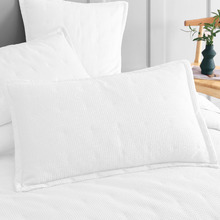 Ascot Waffle Cotton-Blend Standard Pillow Shams (Set of 2)